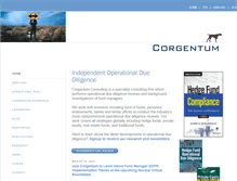 Tablet Screenshot of corgentum.com